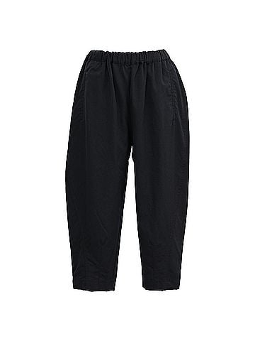 Comme des Garçons Comme Des Garçons Elastic Waistband Trousers in Black Wool (view 1)
