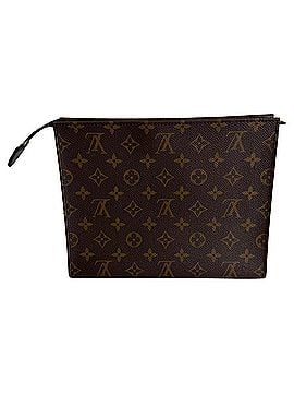 Louis Vuitton Louis Vuitton Poche Toilette NM Cosmetic Pouch in Brown Leather (view 2)