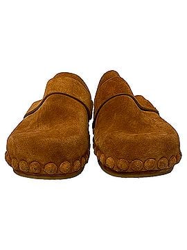 Chloé Chloé Joy Studded Clogs in Brown Suede (view 2)