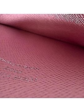 Louis Vuitton Louis Vuitton Double Card Holder in Pink Leather (view 2)