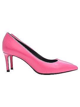 Saint Laurent Saint Laurent Pointed Toe Pumps in Pink Leather (view 1)