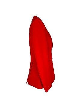 Altuzarra Altuzarra Single-Breasted Blazer with Pockets in Red Triacetate (view 2)