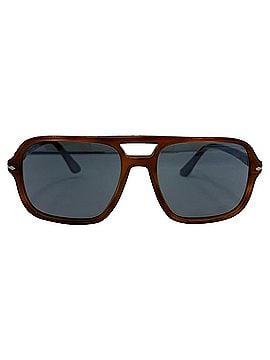 Persol Persol PO3328S Aviator Sunglasses in Brown Acetate (view 1)