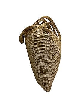 Miu Miu Miu Miu Ivy Raffia-Effect Woven Tote Bag in Beige Viscose (view 1)