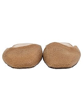 Totême Toteme Flat Mules in Beige Cashmere (view 2)