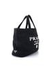 Prada 100% Raffia Black Logo Tote Raffia Large One size - photo 3