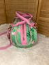 Juicy Couture Print Pink Green Satchel One size - photo 3