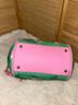 Juicy Couture Print Pink Green Satchel One size - photo 5