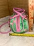 Juicy Couture Print Pink Green Satchel One size - photo 8