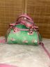 Juicy Couture Print Pink Green Satchel One size - photo 4