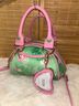 Juicy Couture Print Pink Green Satchel One size - photo 9