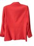 DKNY 92% Rayon 8% Polyester 100% Polyester Orange Blazer Size M - photo 2