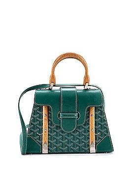Goyard Saigon Top Handle Bag Coated Canvas with Leather PM (view 1)