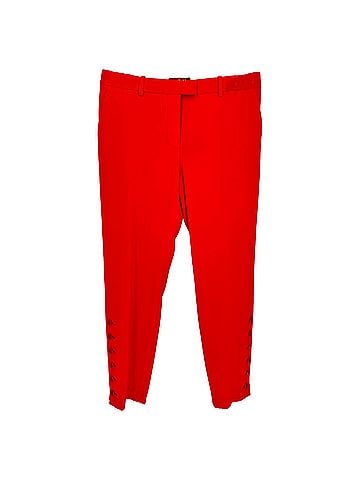 Altuzarra Altuzarra Straight-Leg Trousers in Red Triacetate (view 1)