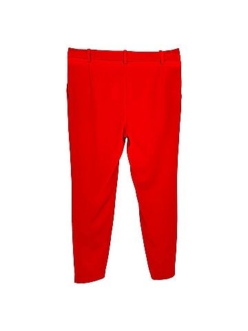 Altuzarra Altuzarra Straight-Leg Trousers in Red Triacetate (view 2)