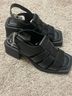 Vagabond 100% Leather Solid Black Sandals Size 6 - photo 3
