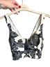 Express Floral Black White Sleeveless Top Size S - photo 1