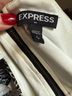 Express Floral Black White Sleeveless Top Size S - photo 4