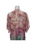 Soft Surroundings 100% Polyester Floral Pink Green Kimono Size L - photo 7