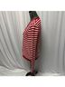 Nine West Stripes Red White Cardigan Size L - photo 5