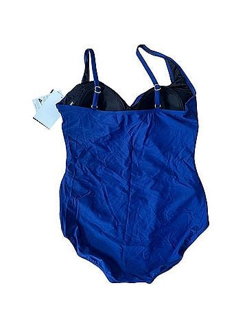 Maxine of Hollywood Slimming Tricot Twist Swimsuit One Piece Swimsuit (view 2)