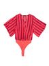 Express Stripes Pink Bodysuit Size XL - photo 1