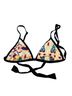 Hurley Aztec Or Tribal Print Black Orange Two Piece Swimsuit Size XS - photo 1