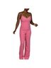 Lovers + Friends Solid Pink Jumpsuit Size S - photo 1