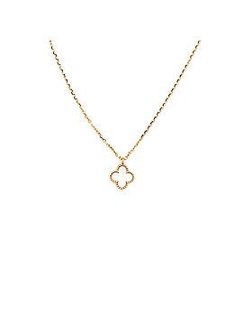 Van Cleef & Arpels Sweet Alhambra Pendant Necklace 18K Yellow Gold and Mother of Pearl (view 1)