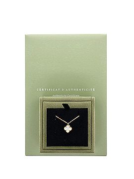 Van Cleef & Arpels Sweet Alhambra Pendant Necklace 18K Yellow Gold and Mother of Pearl (view 2)