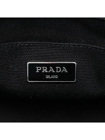 Prada Canvas Canapa Logo Camouflage Satchel (view 2)