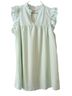 Umgee 100% Polyester 100% Cotton Green Casual Dress Size 1X - photo 1