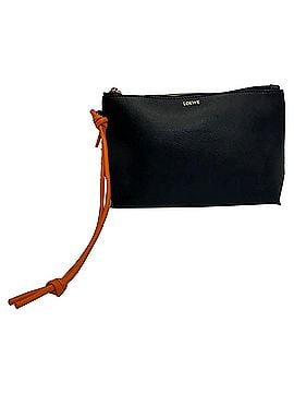 Loewe Loewe T-Knot Pouch Bag in Black Leather (view 1)