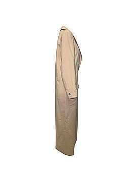 Chanel Chanel Single Breasted Long Coat in Cream Wool (view 2)