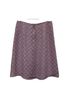 J.Crew 100% Silk Floral Purple Silk Skirt Size 0 - photo 2
