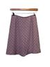 J.Crew 100% Silk Floral Purple Silk Skirt Size 0 - photo 1