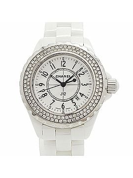 Chanel Chanel J12 Diamond Bezel H0967 White Dial Women's Watch (view 1)