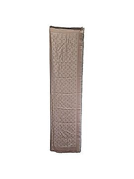 Louis Vuitton Louis Vuitton Monogram Fringed Scarf in Rose Pink Silk (view 2)