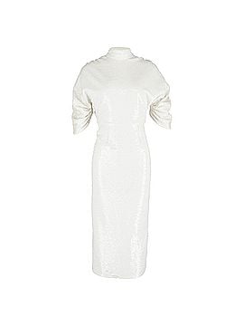 Emilia Wickstead Emilia Wickstead Shari Open-Back Sequined Midi Dress in White Polyester (view 1)