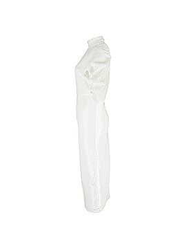 Emilia Wickstead Emilia Wickstead Shari Open-Back Sequined Midi Dress in White Polyester (view 2)