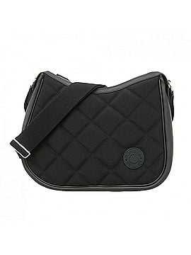 Hermès Hermes Shoulder Bag, Horse Swift Cotton, Black, W Stamp, Women's, P3076978 (view 1)