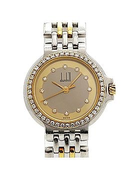 Dunhill Dunhill Elite Diamond Gold Silver Dial Watch for Women (view 1)