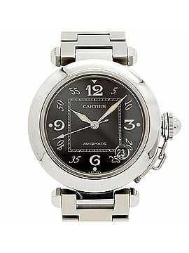 Cartier Cartier Pasha C W31043M7 Black Dial Men's Watch (view 1)