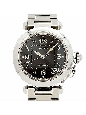 Cartier Cartier Pasha C W31043M7 Black Dial Men's Watch (view 1)