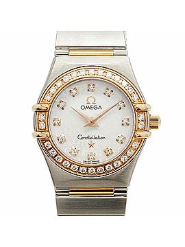 Omega Omega Constellation Mini Diamond 1360.75 White Dial Women's Watch (view 1)