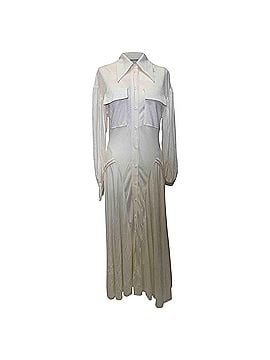 Proenza Schouler Proenza Schouler Pleated Matte Jersey Shirtdress in White Viscose (view 1)
