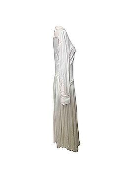 Proenza Schouler Proenza Schouler Pleated Matte Jersey Shirtdress in White Viscose (view 2)