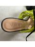 Vicenza Multi Color Black Green Heels Size 7 - photo 6