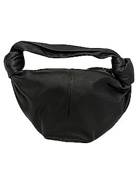 Bottega Veneta Bottega Veneta Mini Double Knot Hobo Bag in Black Calf Leather (view 1)