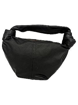 Bottega Veneta Bottega Veneta Mini Double Knot Hobo Bag in Black Calf Leather (view 2)